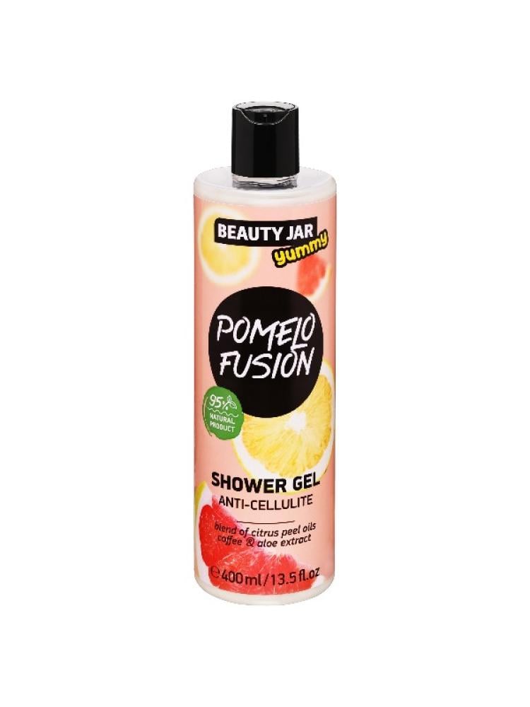 Beauty Jar Yummy Pomelo Fusion Coffee & Aloe Vera Anti-Cellulite Shower Gel 400ml