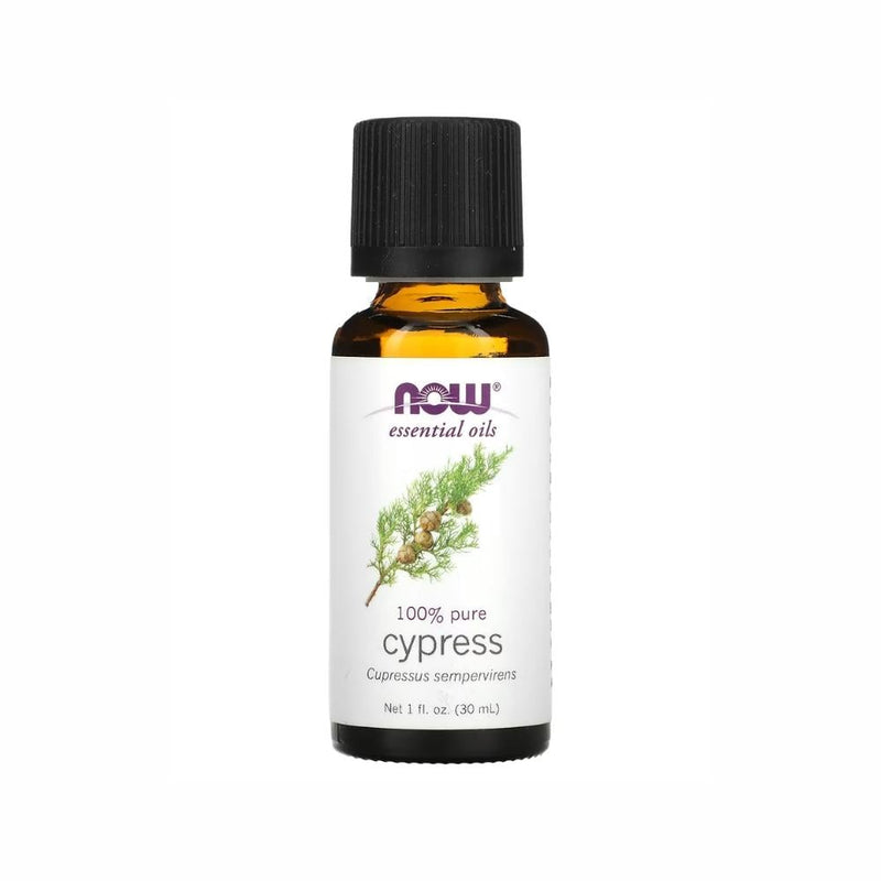 Now Cypress Essential Oil, 100% Pure, Aromatherapy, 30ml