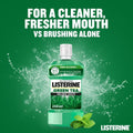 Listerine Mouthwash Green Tea Cavity Protection Alcohol Free 250ml