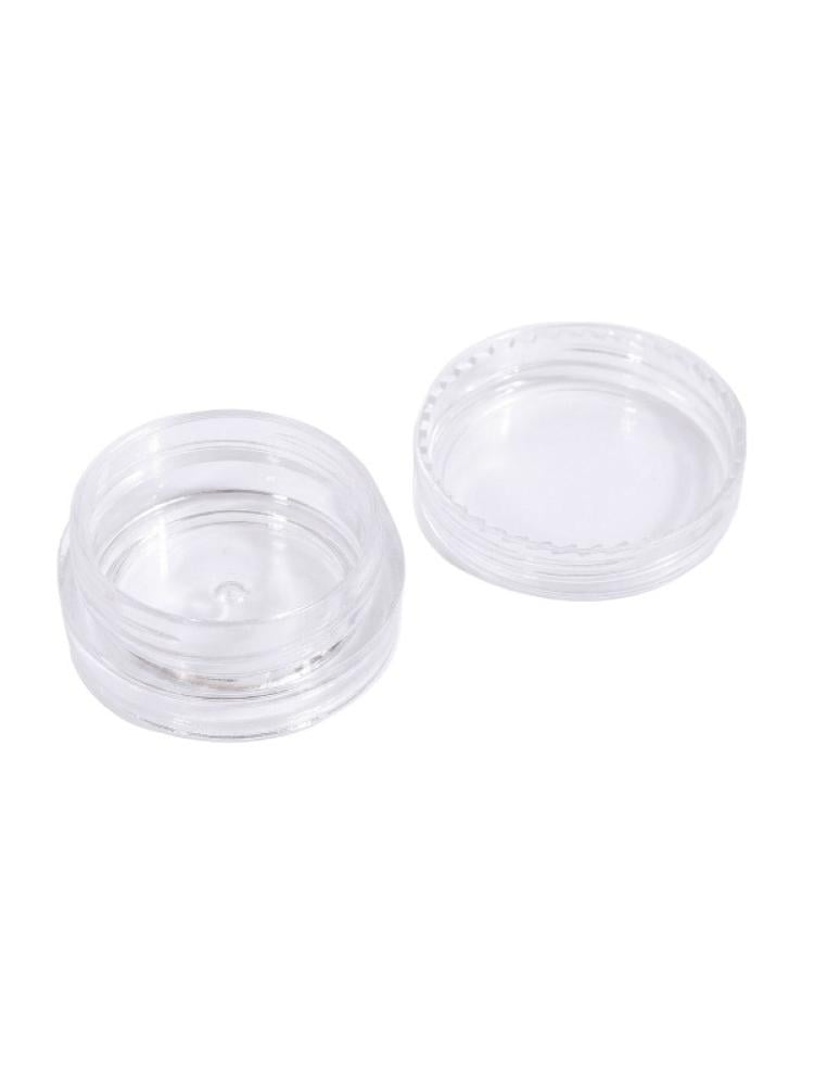 Plastic Cosmetic Container Set - 12 Pieces