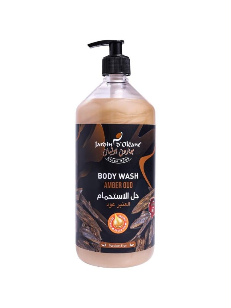 Amber Scented Body Wash Oud Argan Oil Jardin Oleane 1L