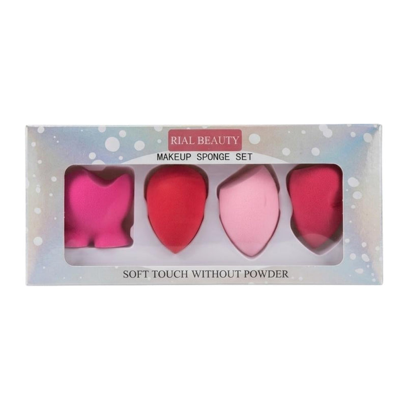 Real Beauty 4-Piece Makeup Sponge Set