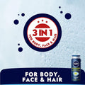 Best Men's Shower Gel Power 24h Fresh Effect Exfoliating Nivea Men 500ml
