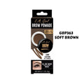 LA Girl Cream Eyebrow Gel, Waterproof, Soft Brown, 3g
