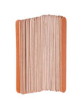 Salon System Wooden Nail Files - Pack of 50 - For Shaping and Smoothing