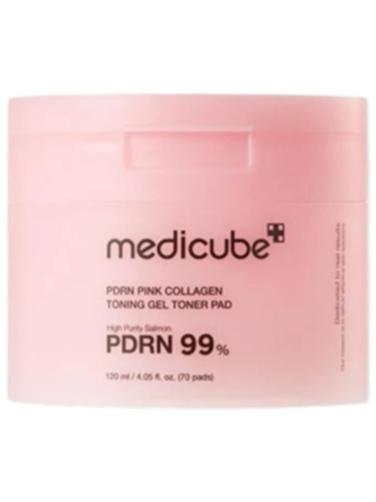 Medicube PDRN 99% Collagen Gel Toner Pads - 70 Pads 120 ml