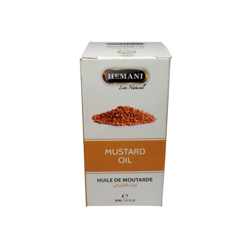 Hemani Mustard Oil with Vitamins A & E, Zinc, and Beta-Carotene, 30ml