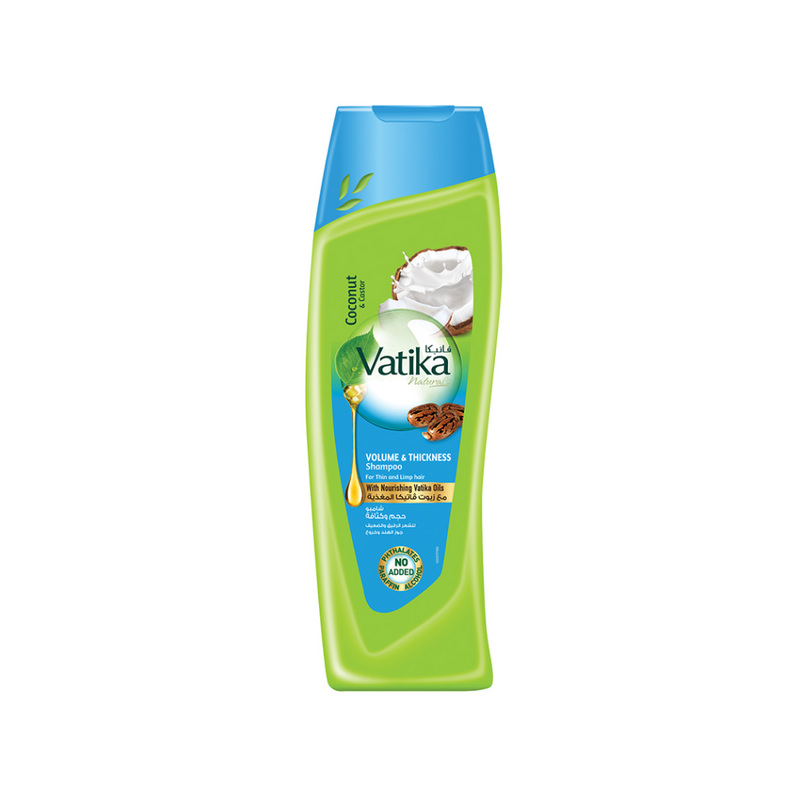 Best Shampoo for Oily Hair Volumising Coconut and Castor Vatika 200ml