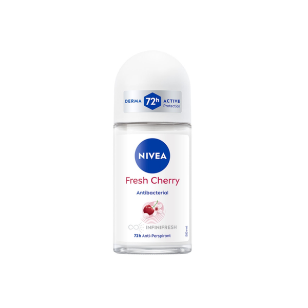Nivea Women Cherry Scent Roll-On Deodorant, Antiperspirant, 50ml