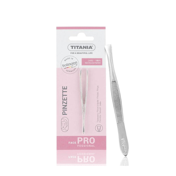 Straight Tip Tweezers Medium Precision Silver Titania 1060A