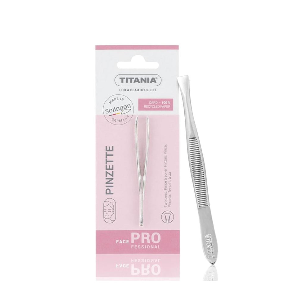Titania Straight Tip Tweezer for Hair Removal Medium Model 1060A