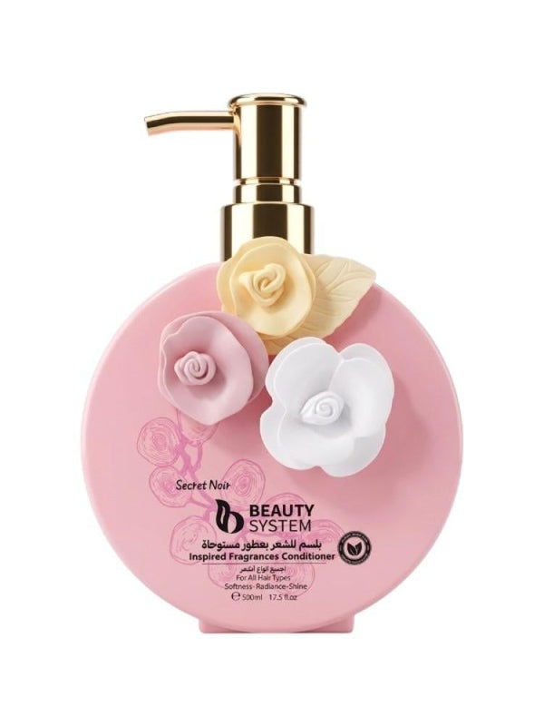 Conditioner for All Hair Types Hydrating Detangling Beauty System Secret Noir 500ml