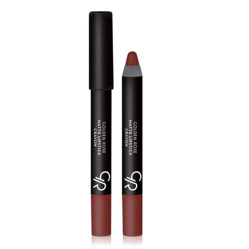 Crayon Case Lipstick Matte Finish Creamy Texture Shade 01 Golden Rose 3g