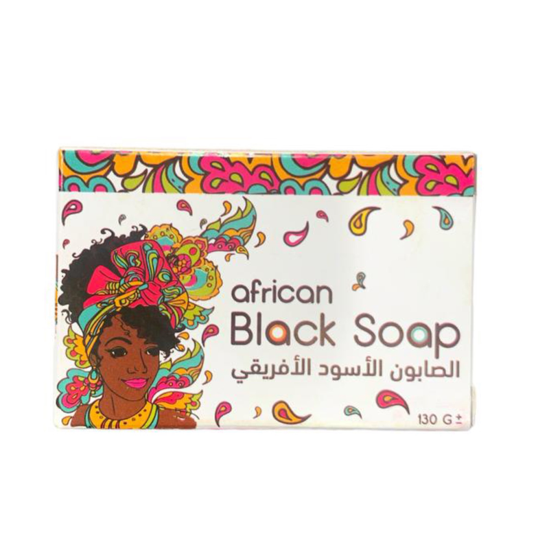 African Black Soap Charcoal and Shea Butter Viola Flower 130g