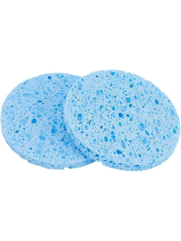 Beauty System Facial Cleansing Sponge Set - Blue, 6 Pieces