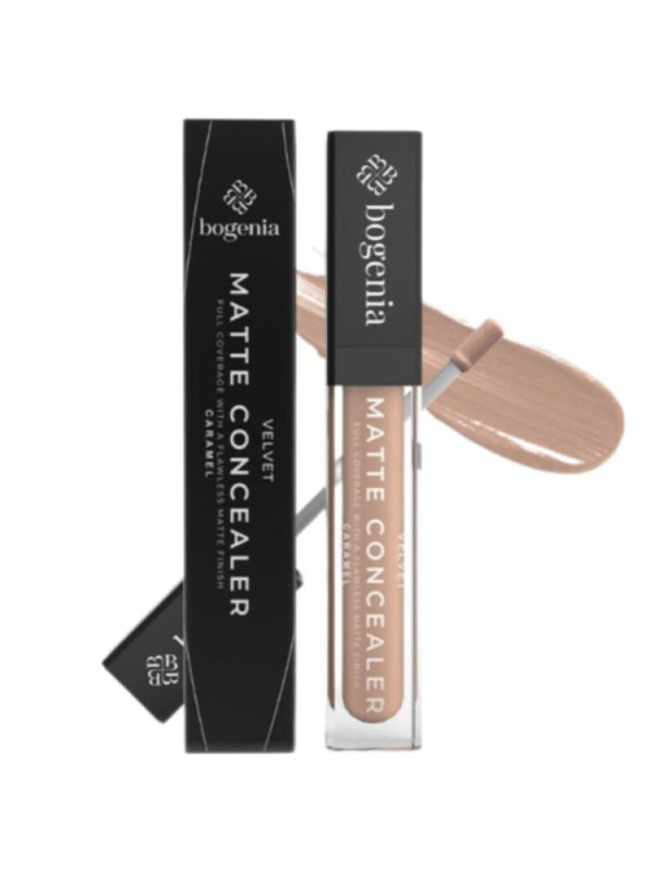 Matte Concealer for Oily Skin Full Coverage Caramel Bogenia 6ml