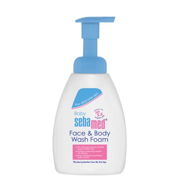 Sebamed Baby Foaming Face and Body Wash Moisturizing Sensitive Skin 400ml