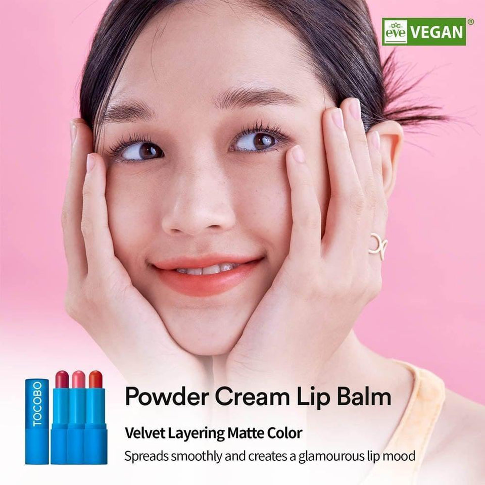 Tocobo Powder Cream Lip Balm 033 Carrot Cake Lip Care 3.5g