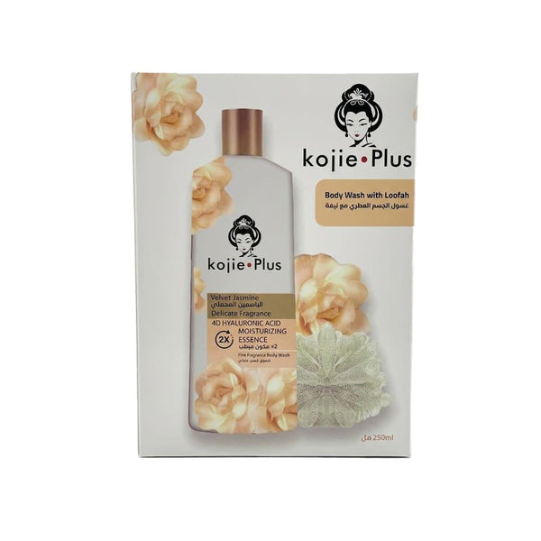 Best Smelling Body Wash Velvet Jasmine Loofah Brightening Kojic Acid Koji.Plus 250ml