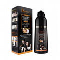 Black Hair Dye Shampoo 3 in 1 Collagen & Argan Oil Disaar 400ml
