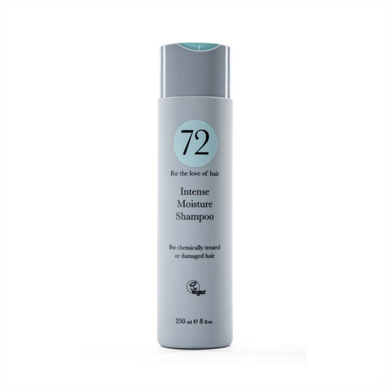 Hair 72 Intensive Moisture Shampoo, Hydrating Formula for Dry Damaged Hair, 250ml