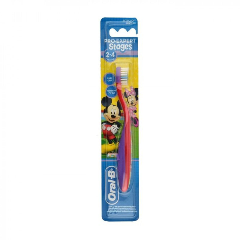 Oral-B Children's Toothbrush, Extra Soft Bristles, Ages 2-4