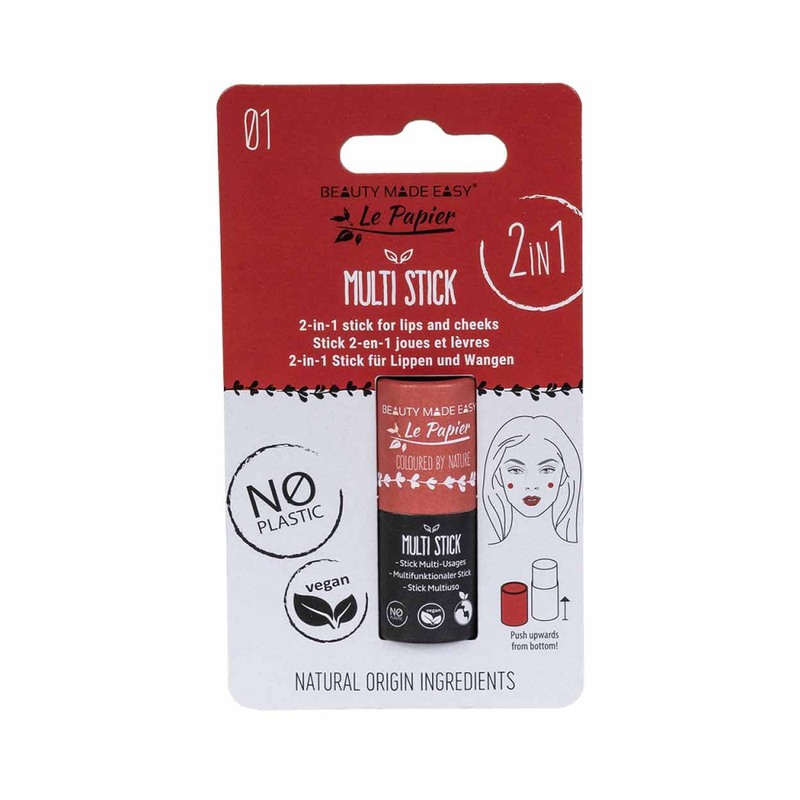 Beauty Made Easy 2-in-1 Blush and Lip Color Red 01
