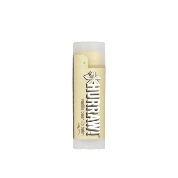 Hurraw! Vanilla Lip Balm, Natural Moisturizing Treatment, 4.8g