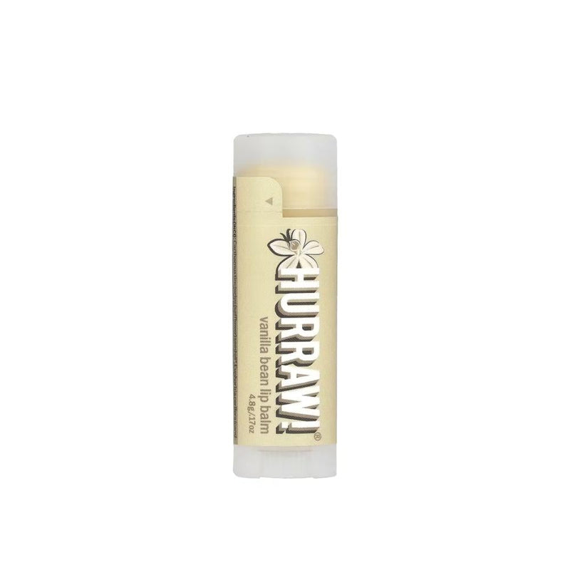 Hurraw! Vanilla Lip Balm, Natural Moisturizing Treatment, 4.8g
