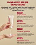 K-Secret Seoul 1988 Snail Mucin 93% & Rice Moisturizing Cream - 100ml