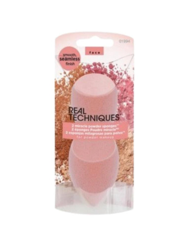 Miracle Powder Makeup Sponge Set 2 Pieces Real Techniques