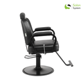 Salon System Women's Haircut & Makeup Chair - Black B68762