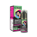 Cosmo Hair Color Shampoo Natural Black Vitamin E Olive Oil Keratin 180 ml