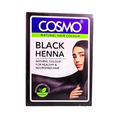 Cosmo Henna Hair Dye Powder, Black, Natural Formula, 60g
