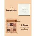 Nude Eyeshadow Palette Jazy Jigsaw Hued In Nude Sheglam 8g