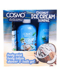 Cosmo Coconut Ice Cream Sundae Body Care Set - 3 Pieces