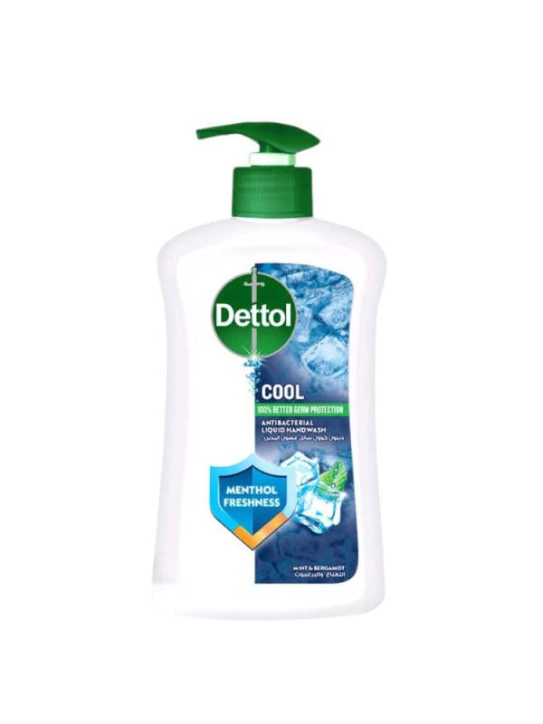 Dettol Cool Liquid Hand Wash Antibacterial Mint & Bergamot 400ml