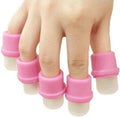 Salon System Nail Soak Off Caps - Acetone Resistant - 10 Pieces