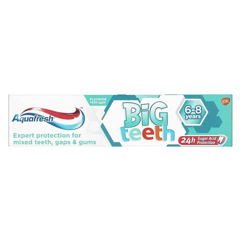 Kids Toothpaste 6-8 Years Big Teeth Aquafresh 50ml