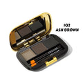 Sheglam Eyebrow Shadow Palette Ash Brown 102 - Two-Tone Powder, Setting Wax