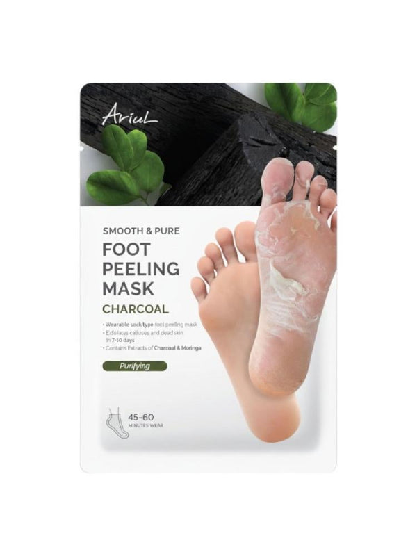 Foot Peeling Mask Charcoal & Moringa Smooth & Pure Ariul 34g