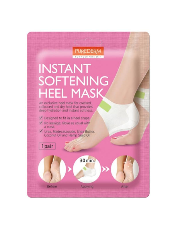 Moisturizing Foot Mask Heel Mask for Dry Cracked Heels PUREDERM 18g