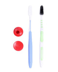 Charcoal Medium Toothbrush for Sensitive Gums - Parodont Active 2-in-1