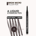 Flormar Micro Filler Eyebrow Pencil Ultra-Fine Tip 004 Deep Brown