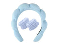 Beauty System Headband & Wristbands Set - Soft Blue