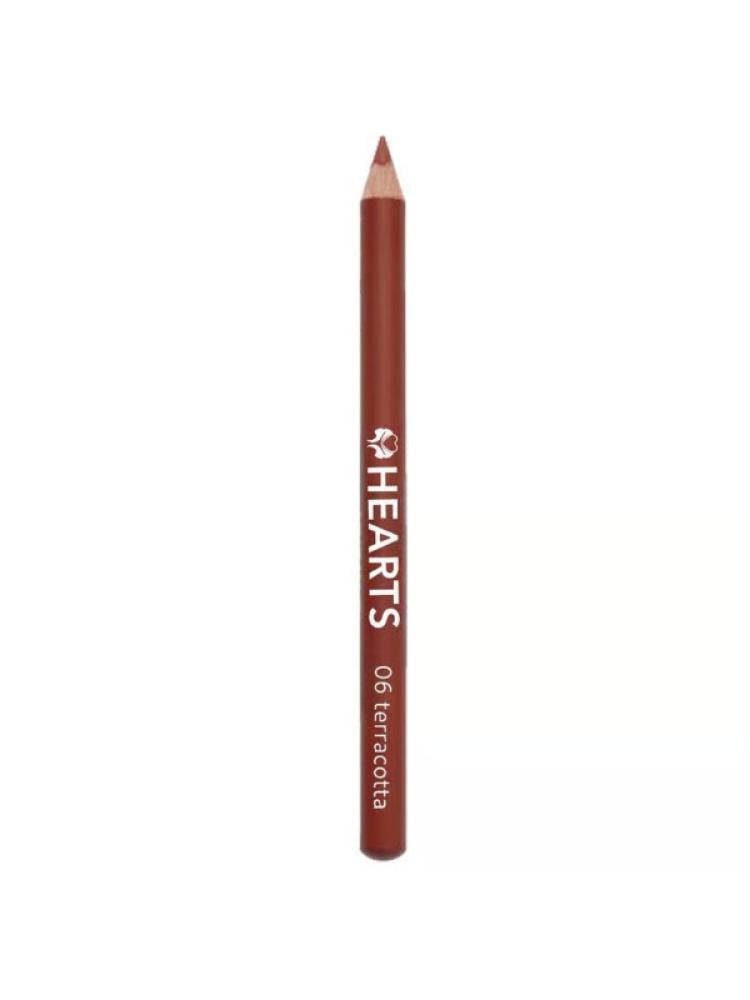 Lip Liner Pencil Long-Lasting Terracotta Hearts 1.2g