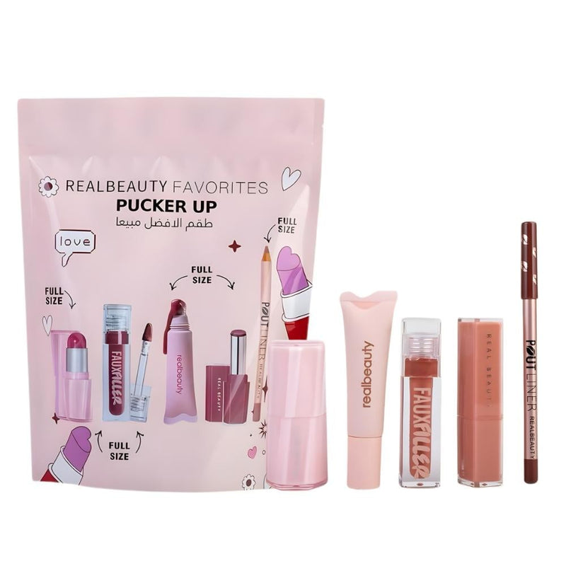 Best Makeup Set Lip and Cheek Essential Collection Real Beauty 5 Pieces
