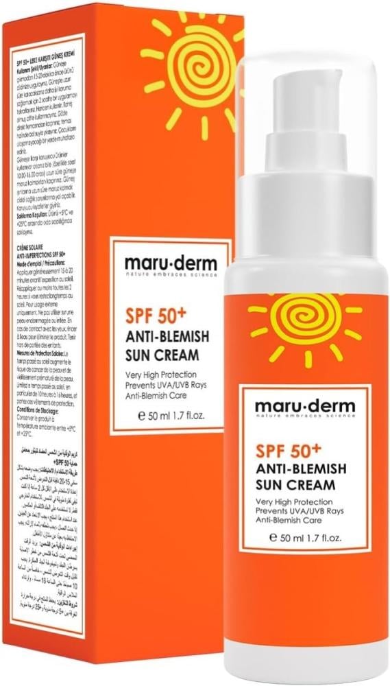 Piz Buin Sun Cream Anti Blemish SPF 50+ Protection MARUDERM 50ml