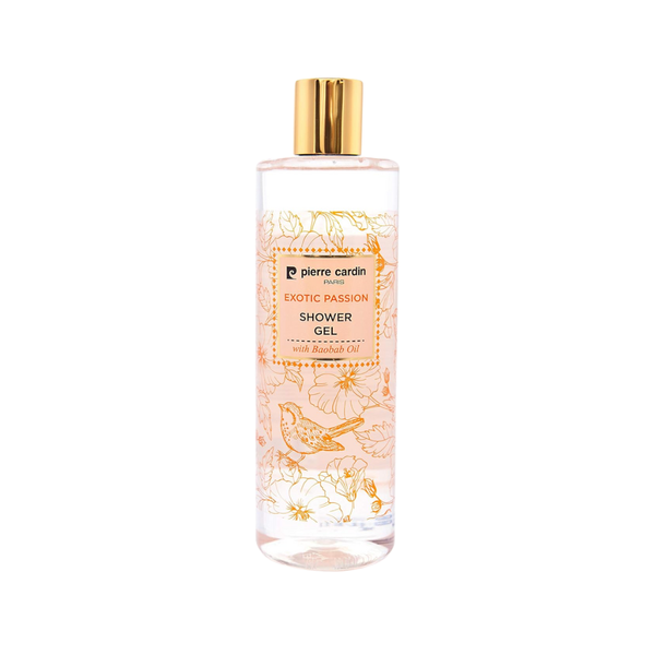 Pierre Cardin Exotic Passion Shower Gel - Glycerin, Vitamin E, Baobab Oil 400ml