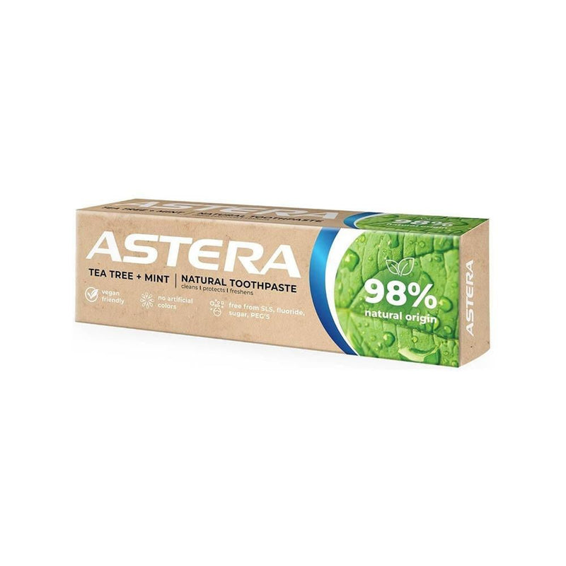 Astera Natural Toothpaste with Tea Tree and Mint, 75ml